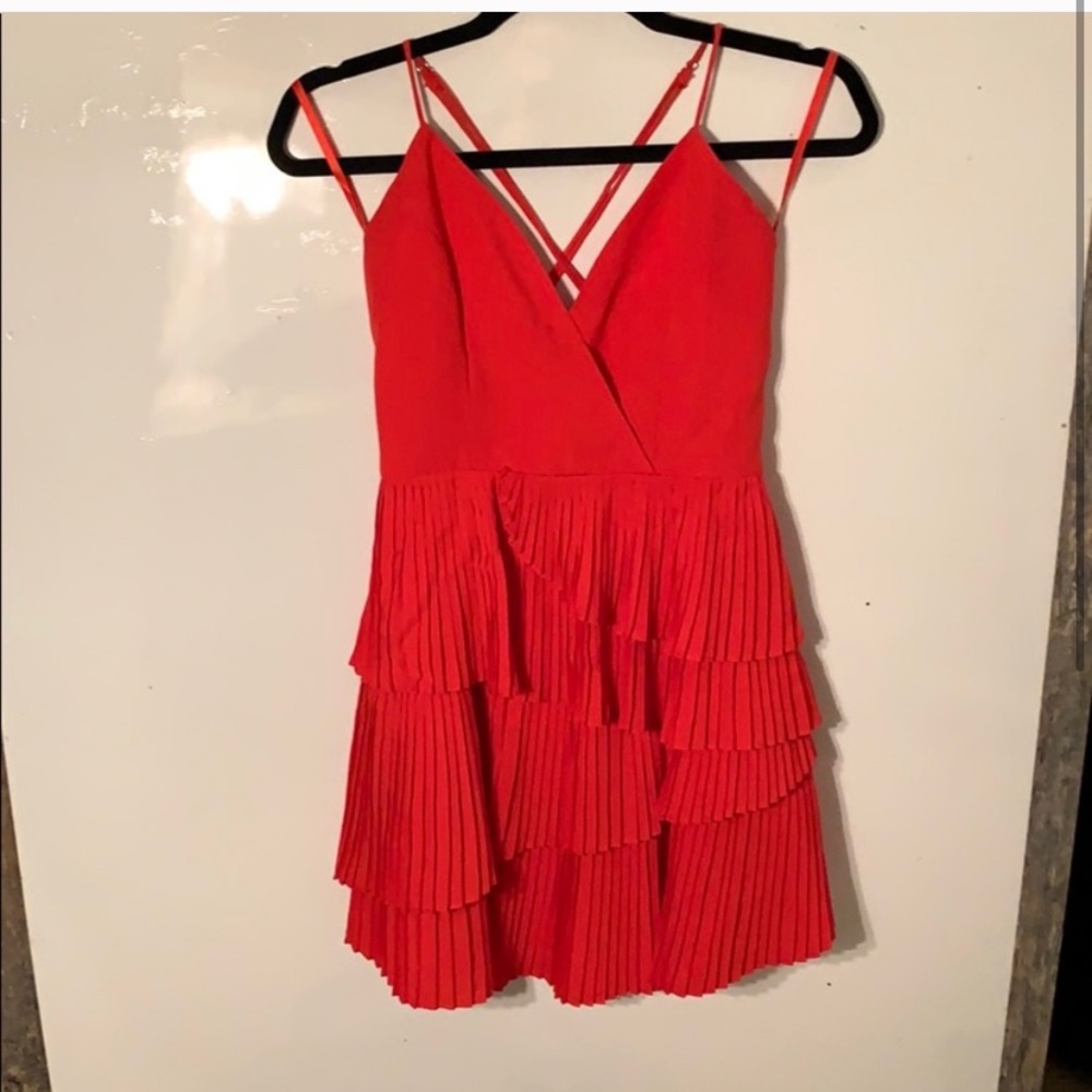 Blu spero red dress